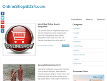 Tablet Screenshot of onlineshopbd24.com